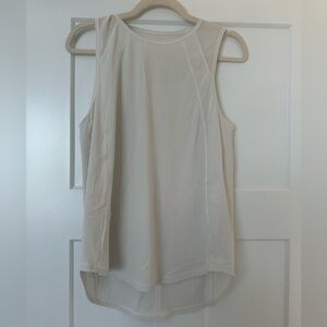 Lululemon white workout tank